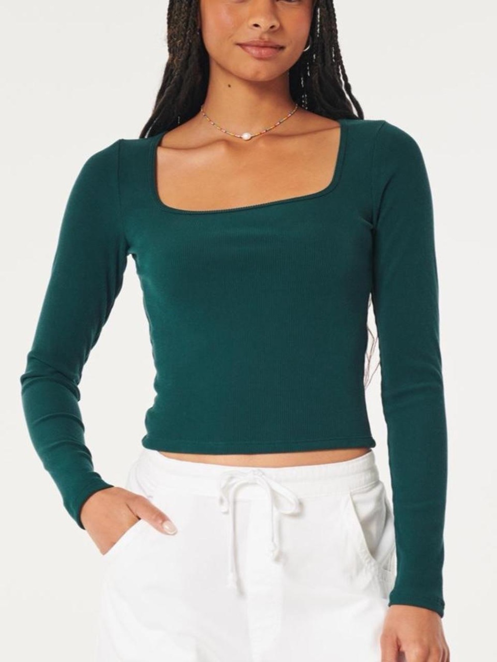 Abercrombie & Fitch Soft A&F Essentials Long Sleeve Top
